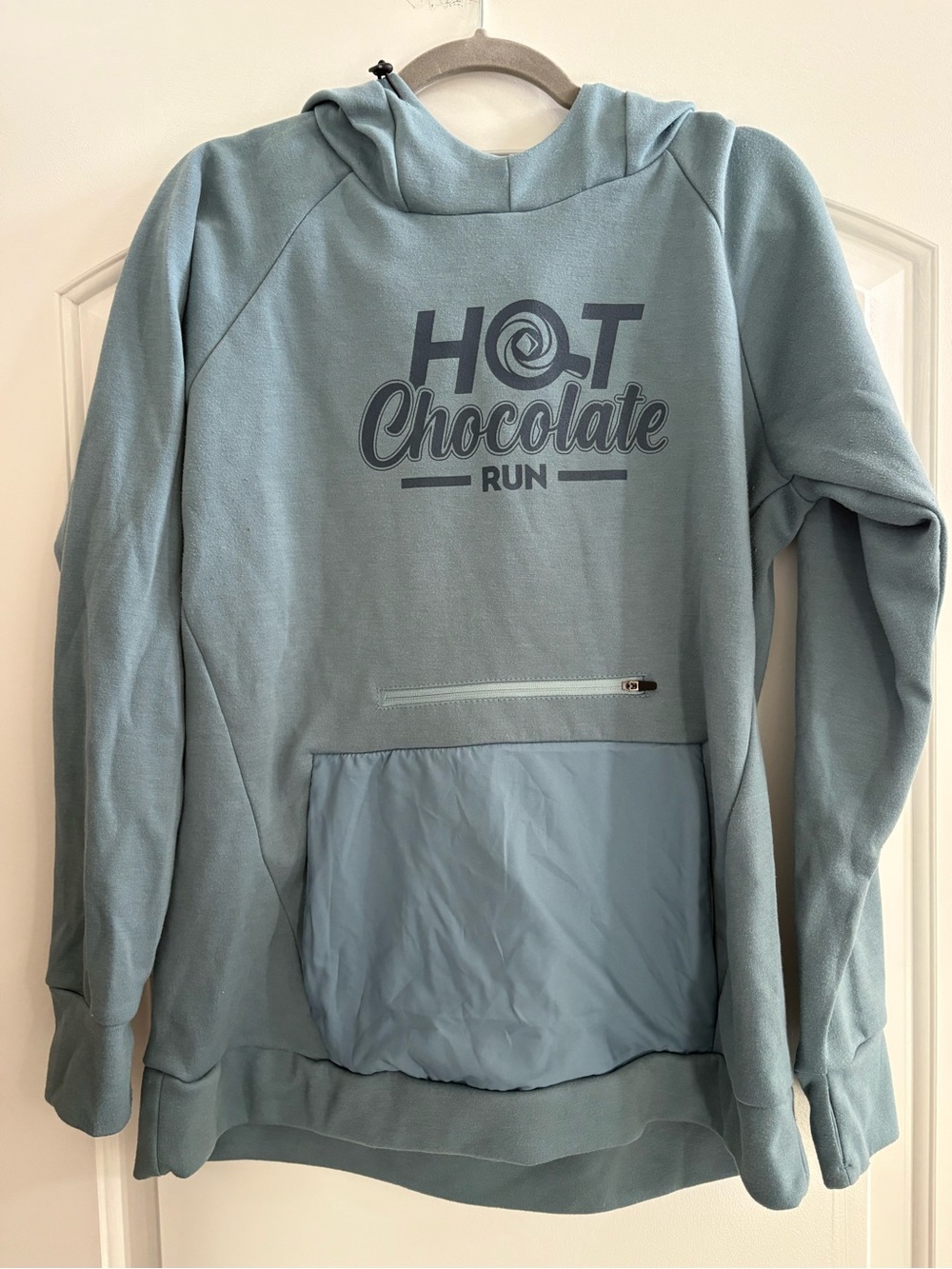 Hot Chocolate Run Hoodie - Light Blue